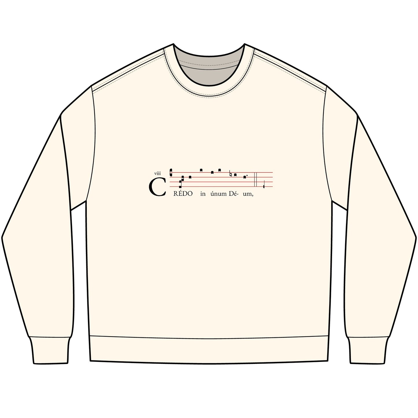 Credo in unum Deum Unisex Heavyweight Long Sleeve T-Shirt Missa Regia I