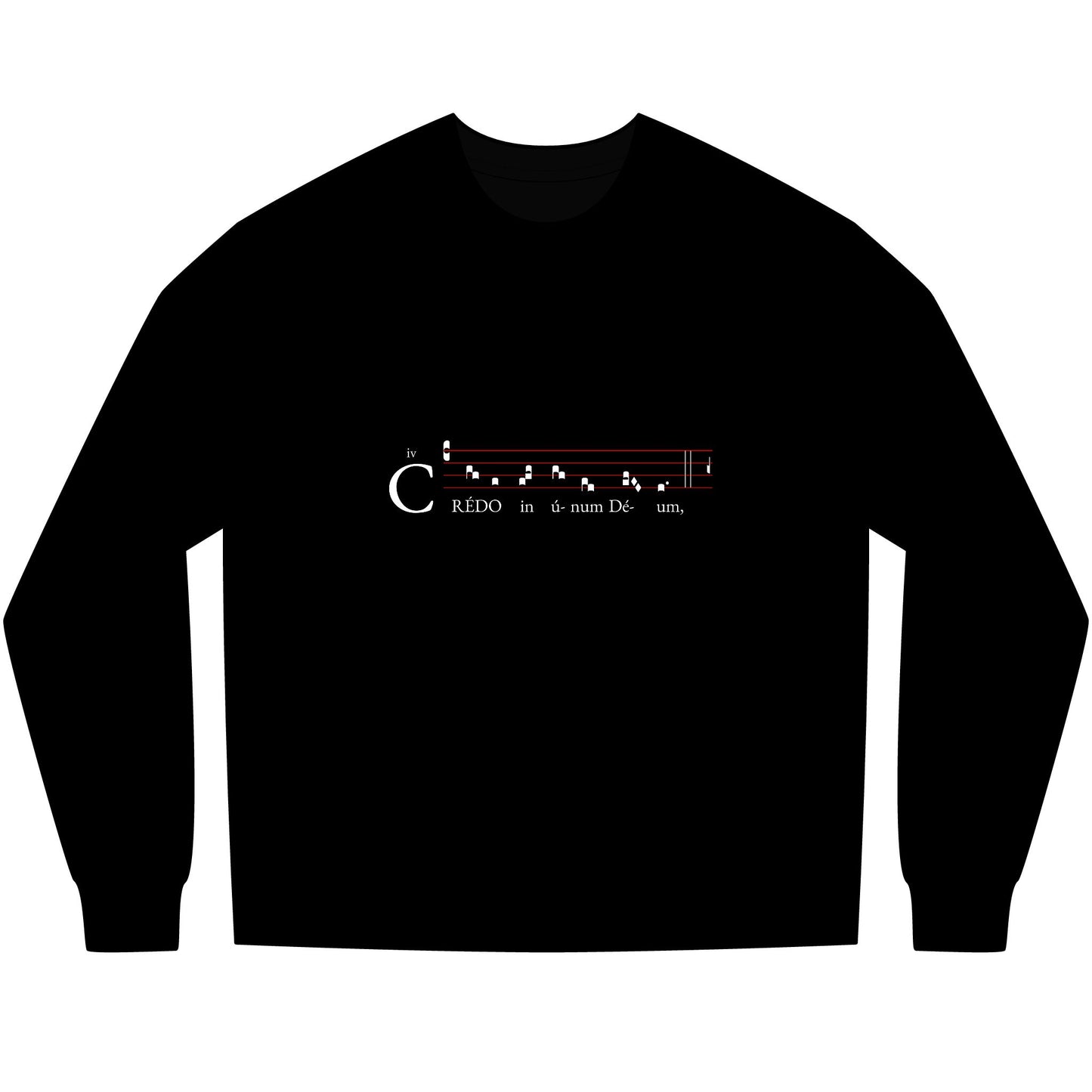 Credo in unum Deum Unisex Heavyweight Long Sleeve T-Shirt V