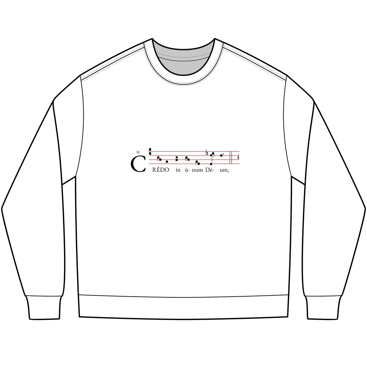 Credo in unum Deum Unisex Heavyweight Long Sleeve T-Shirt VI