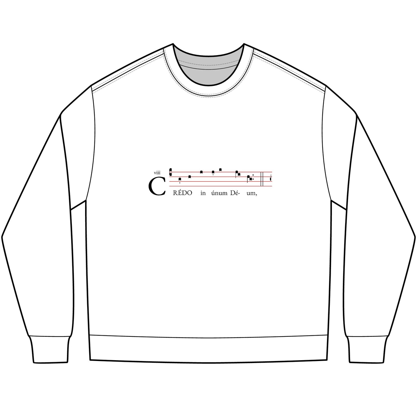 Credo in unum Deum Unisex Heavyweight Long Sleeve T-Shirt VII