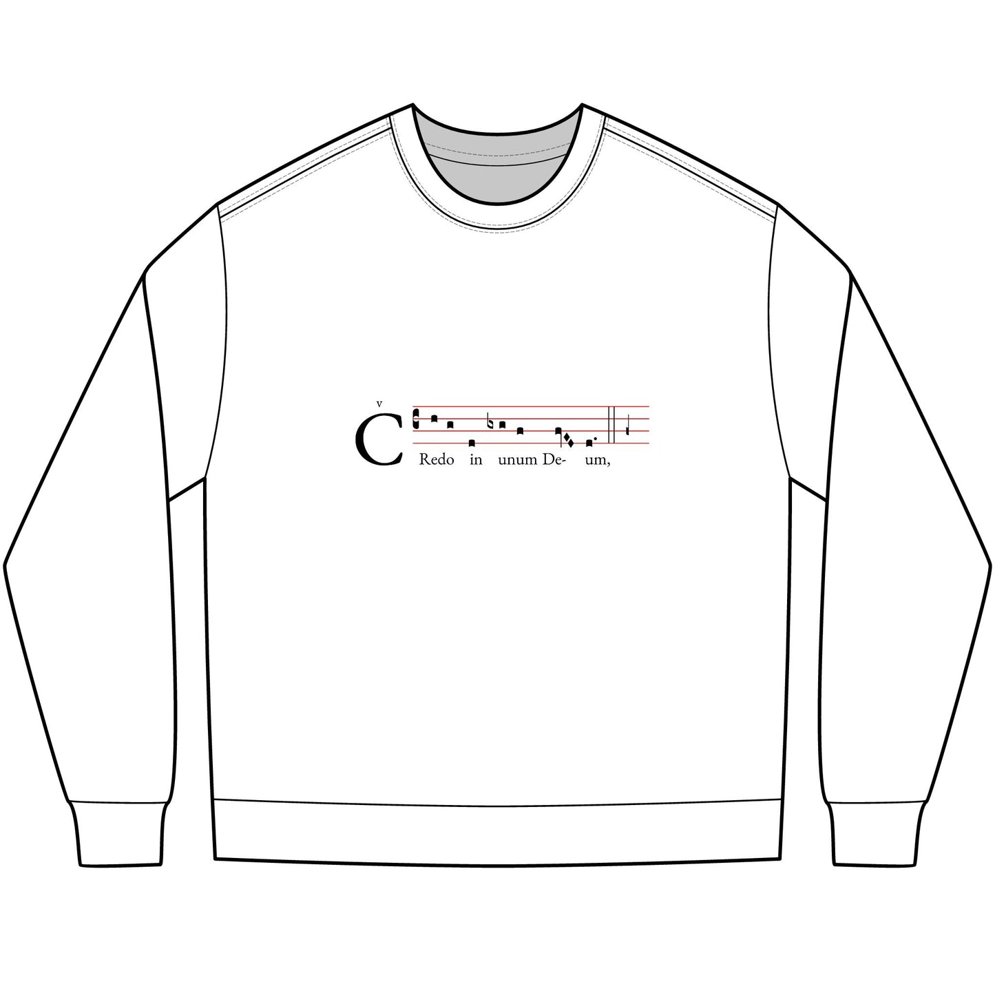 Credo in unum Deum Unisex Heavyweight Long Sleeve T-Shirt III